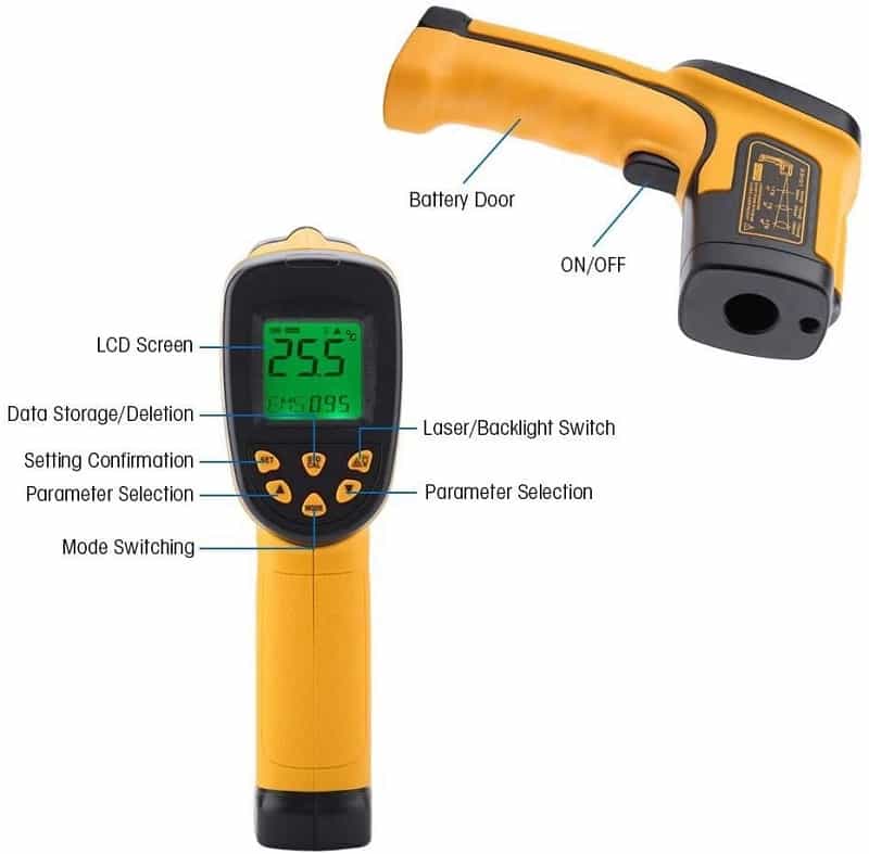 infrared thermometer smartsensor as842a